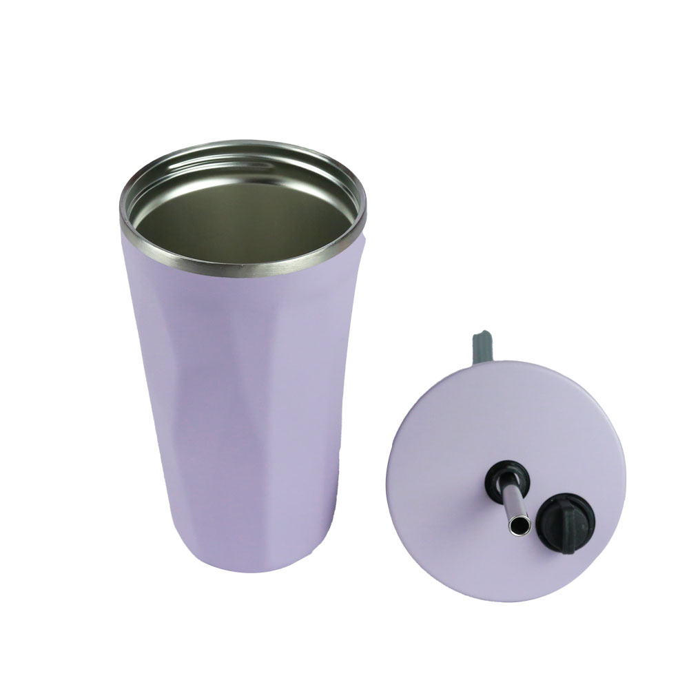 Ly giữ nhiệt inox 304 kèm ống hút 600ml