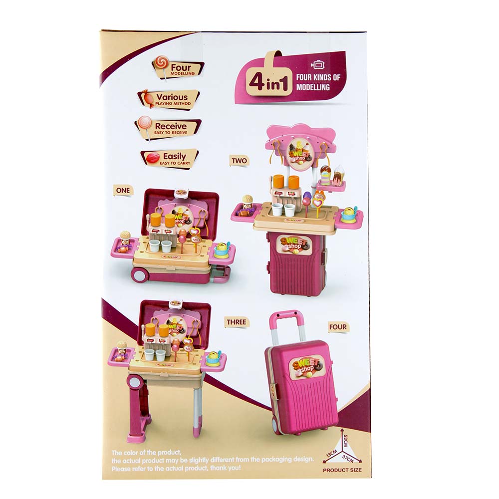 Bộ đồ chơi cửa hàng bánh kẹo hình vali