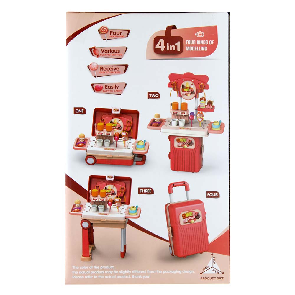 Bộ đồ chơi cửa hàng bánh kẹo hình vali