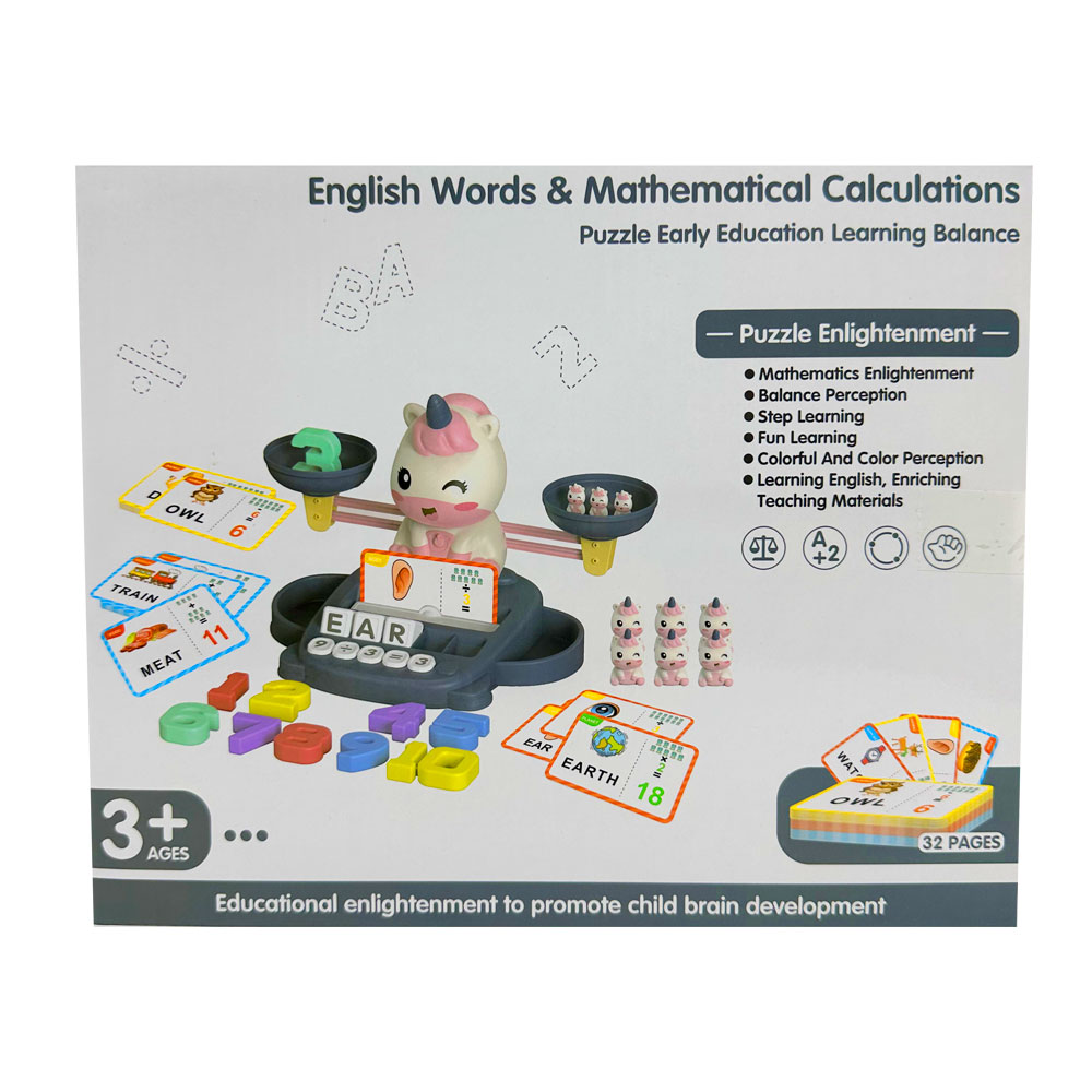 Bộ đồ chơi học làm toán cân bằng
