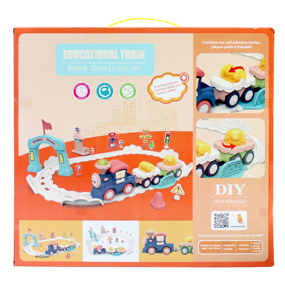 Bộ đồ chơi đoàn tàu dùng pin