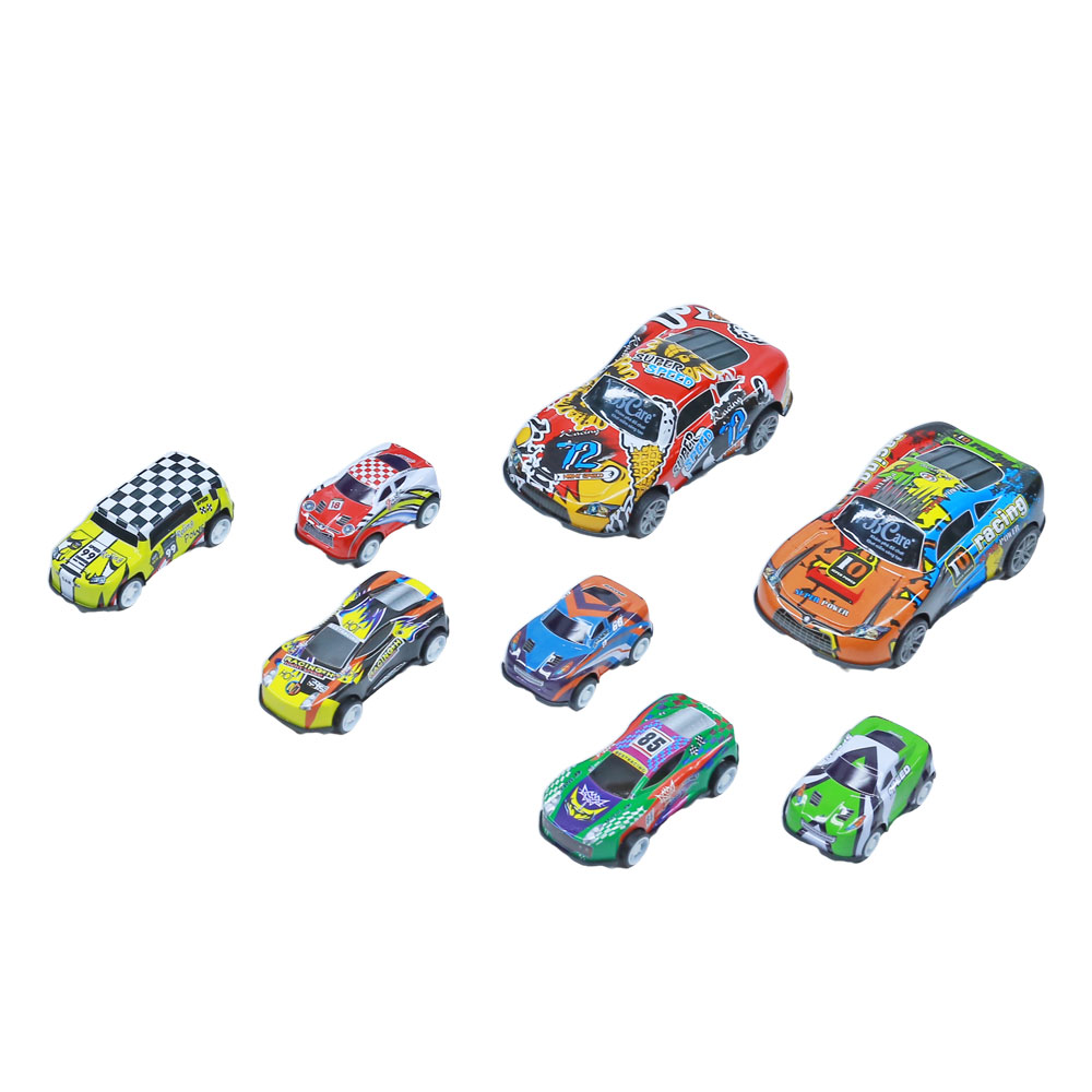 Bộ đồ chơi 27 xe: 15 xe 4.8 cm, 10 xe 6.8 cm và 2 xe 10.8 cm