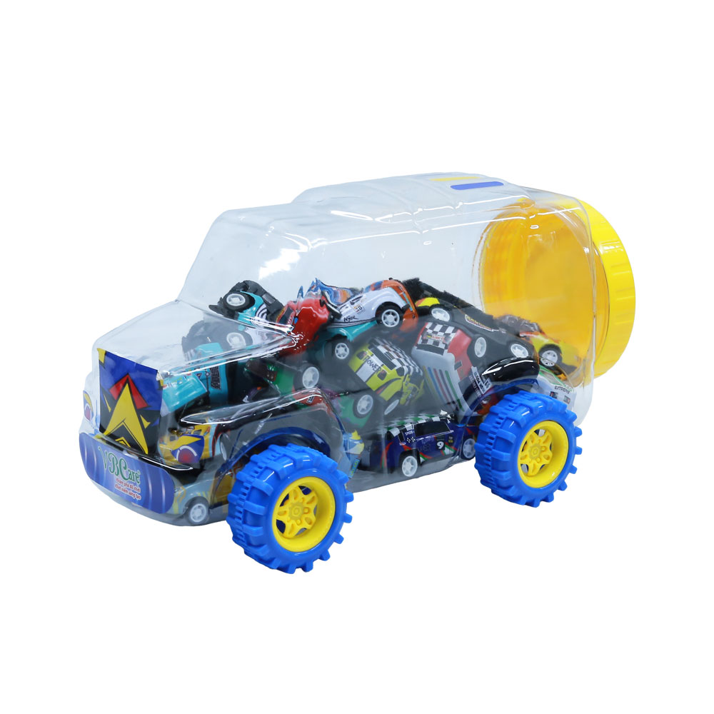 Bộ đồ chơi 27 xe: 15 xe 4.8 cm, 10 xe 6.8 cm và 2 xe 10.8 cm