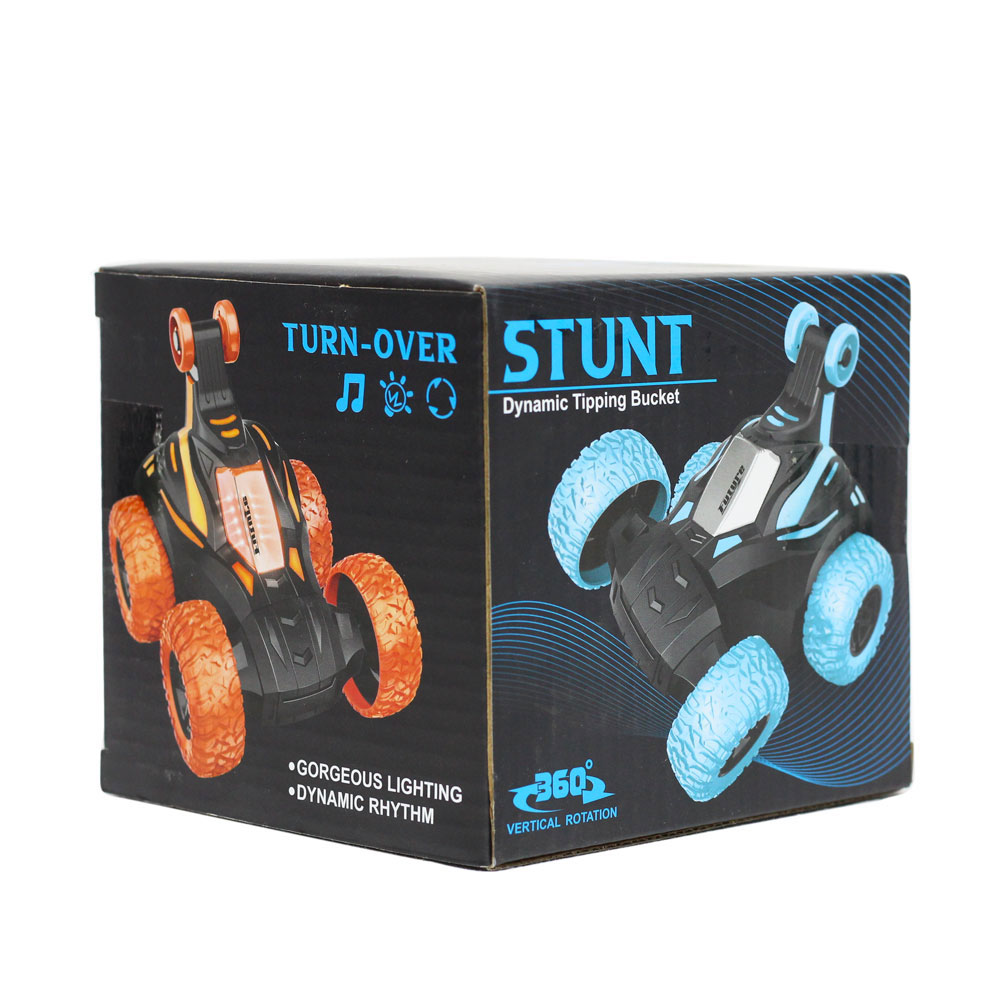 Đồ chơi xe nhào lộn dùng pin có nhạc đèn