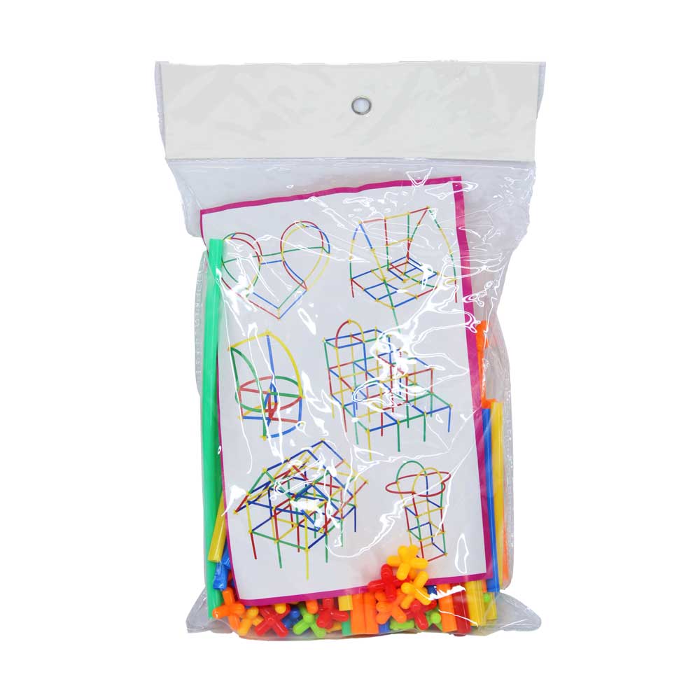 Đồ chơi xếp hình dạng ống hút