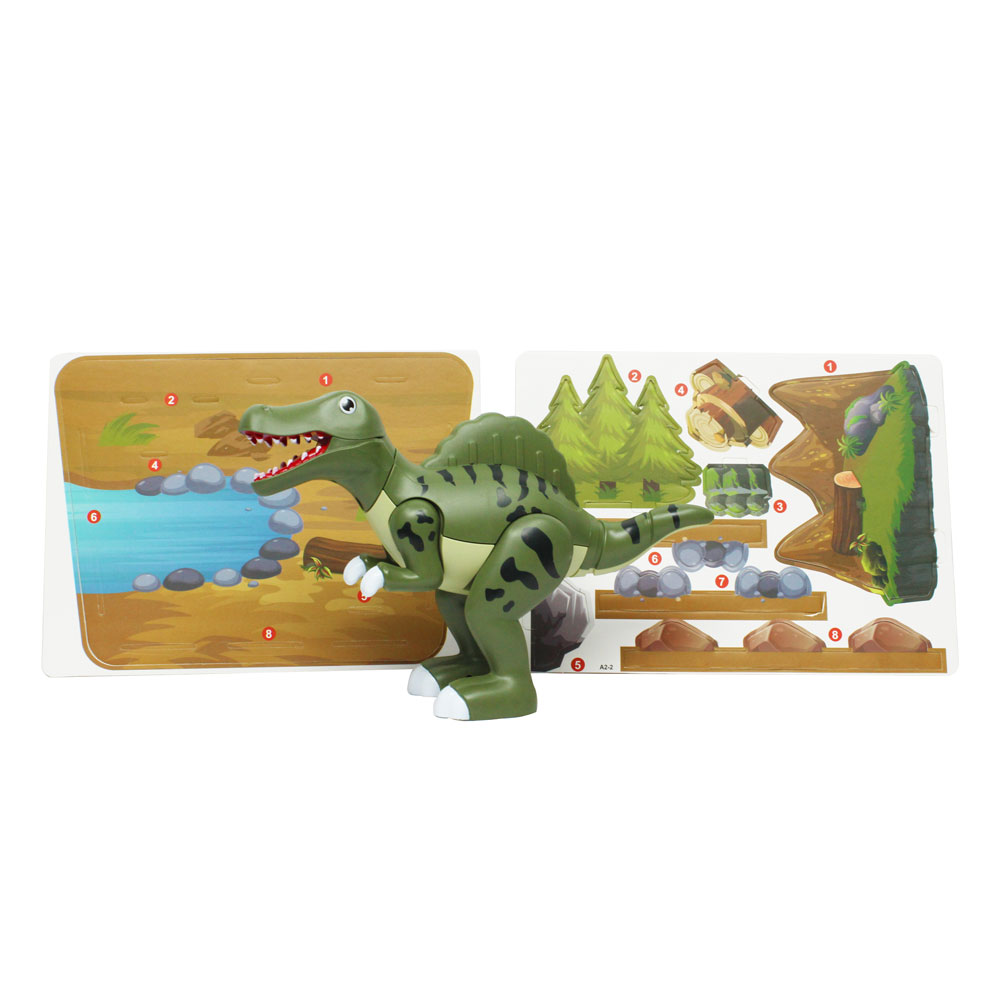 Đồ chơi xếp hình khủng long nam châm