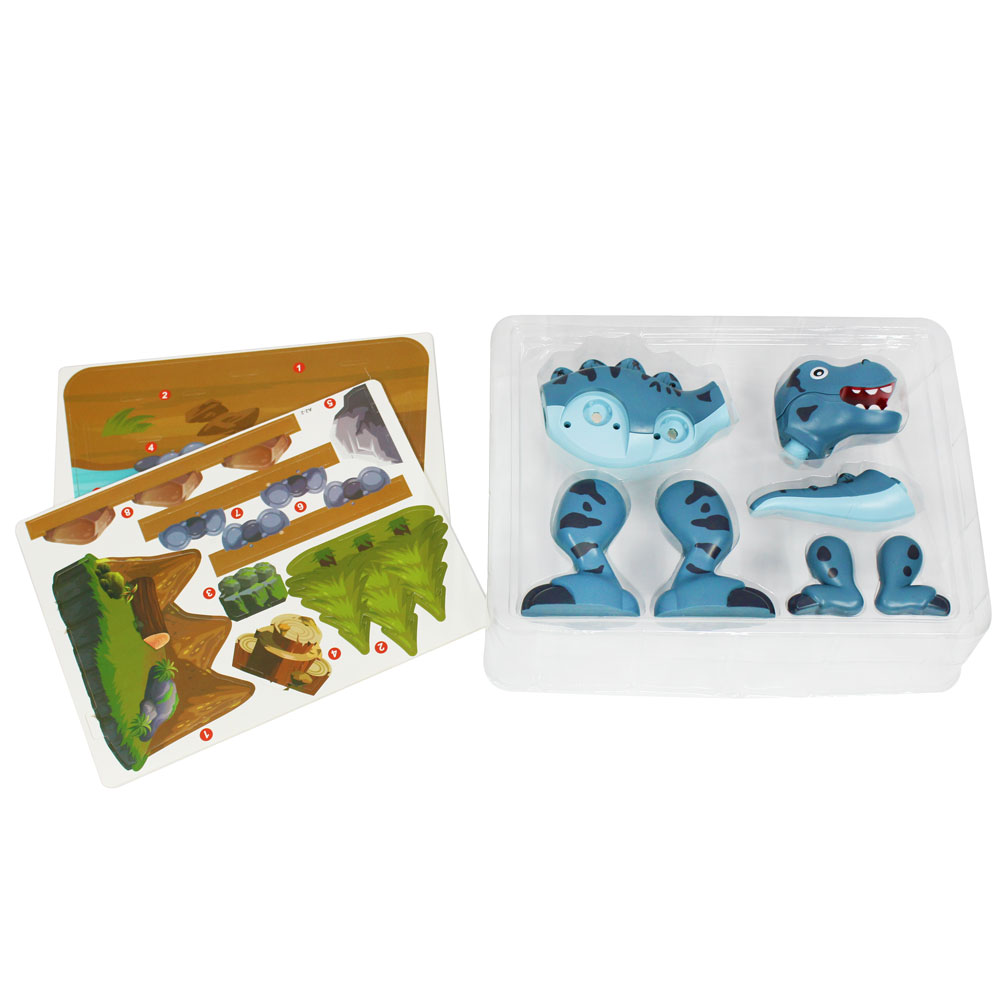 Đồ chơi xếp hình khủng long nam châm