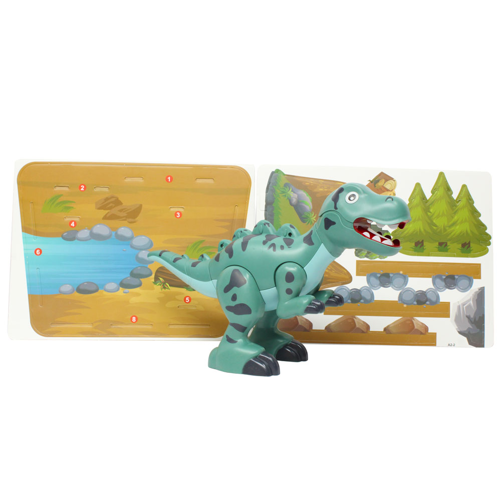 Đồ chơi xếp hình khủng long nam châm