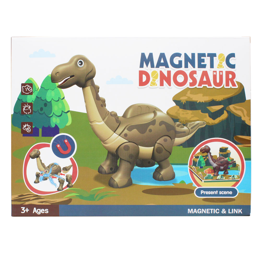 Đồ chơi xếp hình khủng long nam châm