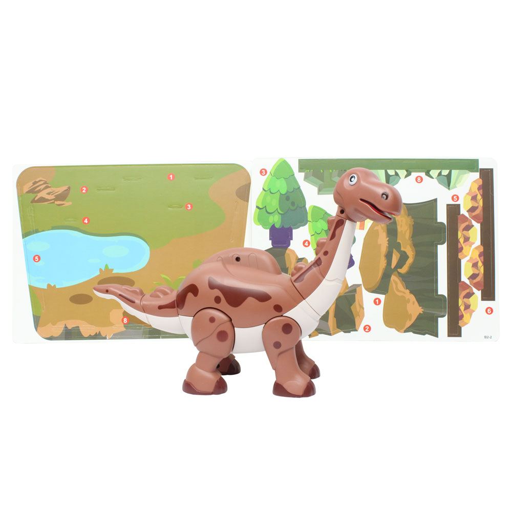 Đồ chơi xếp hình khủng long nam châm