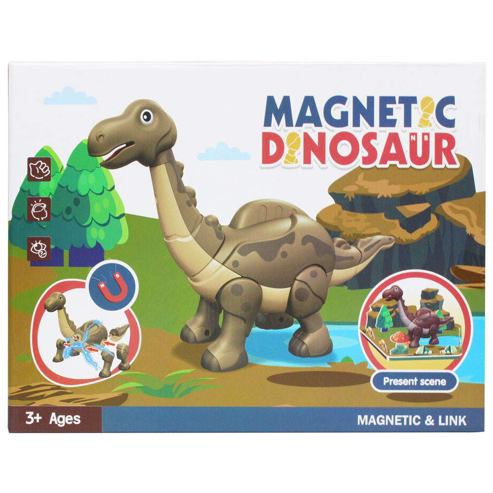 Đồ chơi xếp hình khủng long nam châm