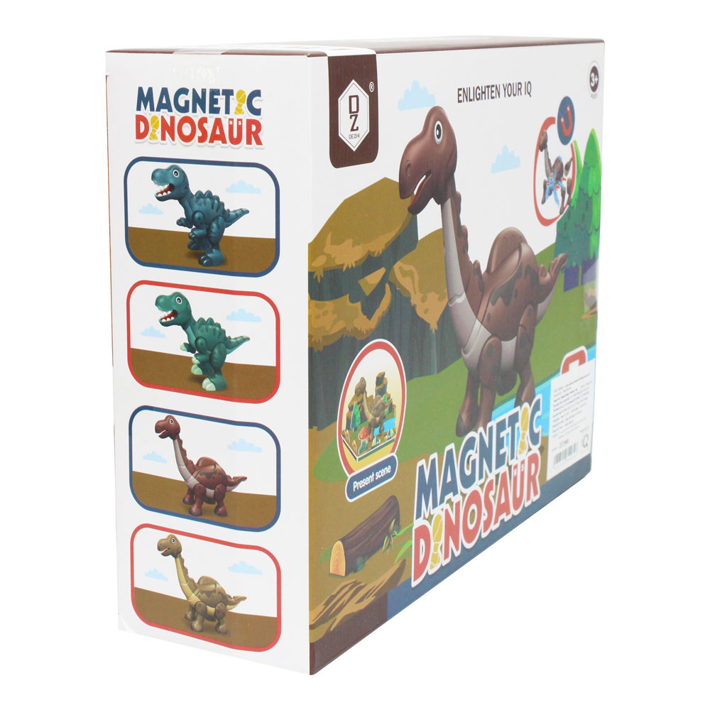 Đồ chơi xếp hình khủng long nam châm