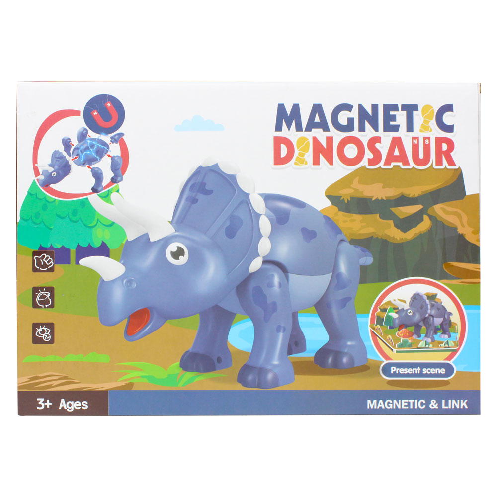 Đồ chơi xếp hình khủng long nam châm