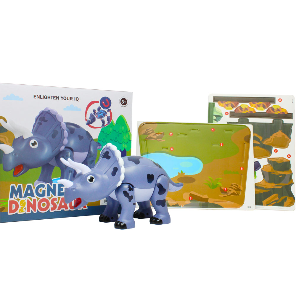 Đồ chơi xếp hình khủng long nam châm