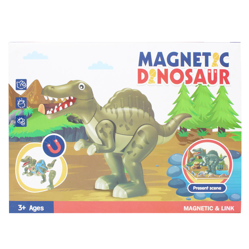 Đồ chơi xếp hình khủng long nam châm