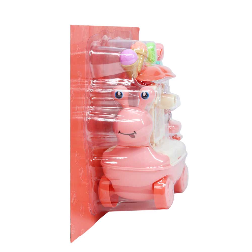 Đồ chơi xe bán hàng hình ốc sên: bánh và kem