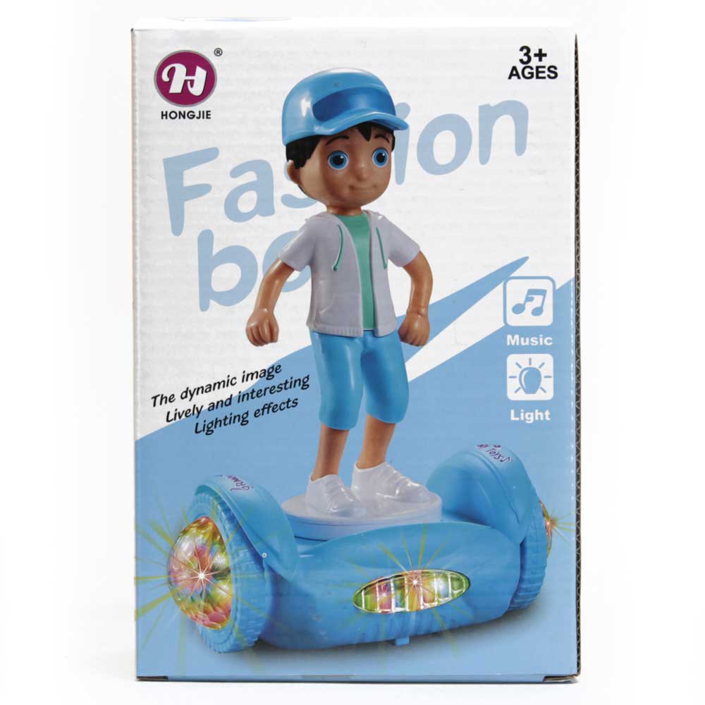 Đồ chơi cậu bé xoay dùng pin