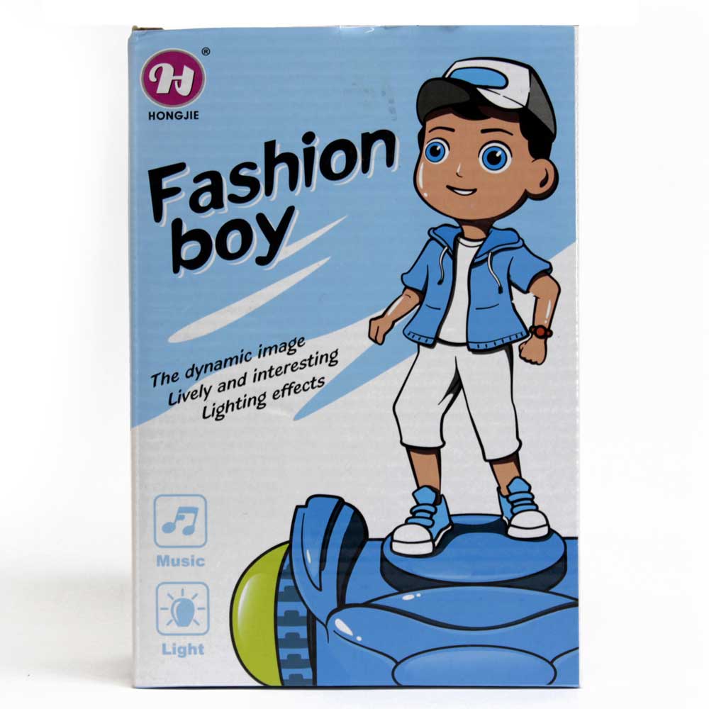 Đồ chơi cậu bé xoay dùng pin