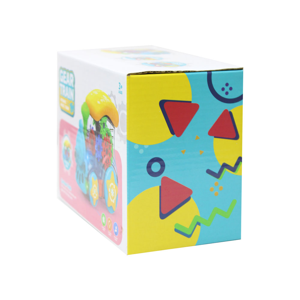 Đồ chơi đoàn tàu bánh răng dùng pin