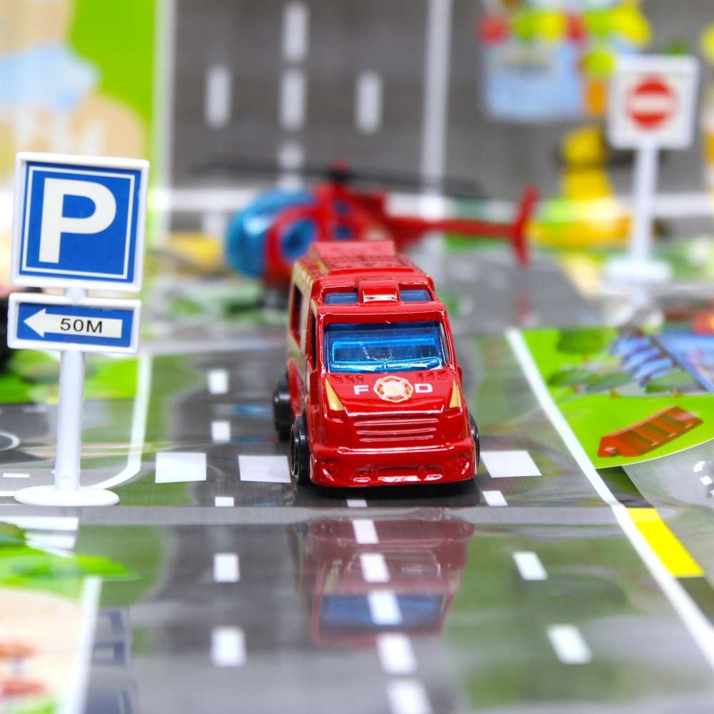 Đồ chơi sưu tầm mô hình xe cứu hỏa