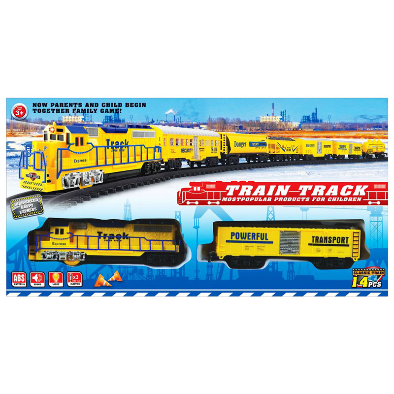 Bộ đồ chơi mô hình đoàn tàu dùng pin