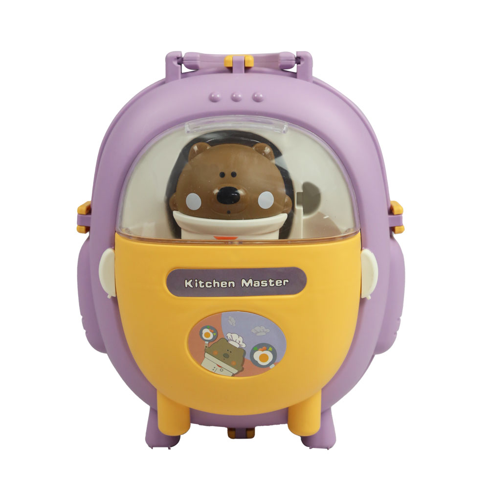 Đồ chơi nhà bếp dạng balo hình gấu