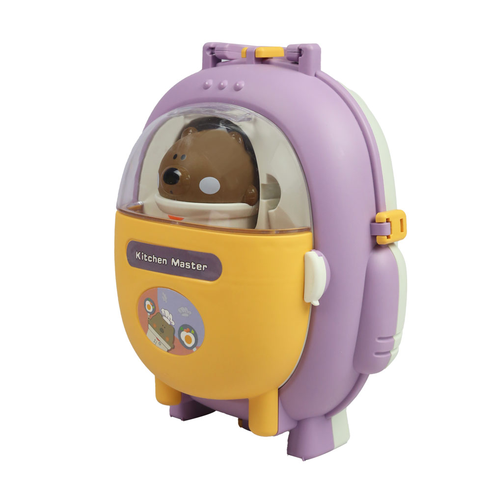 Đồ chơi nhà bếp dạng balo hình gấu