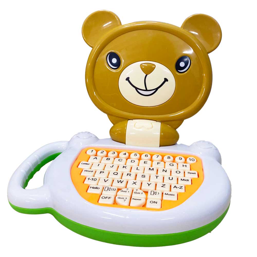 Đồ chơi máy laptop hình thú dùng pin