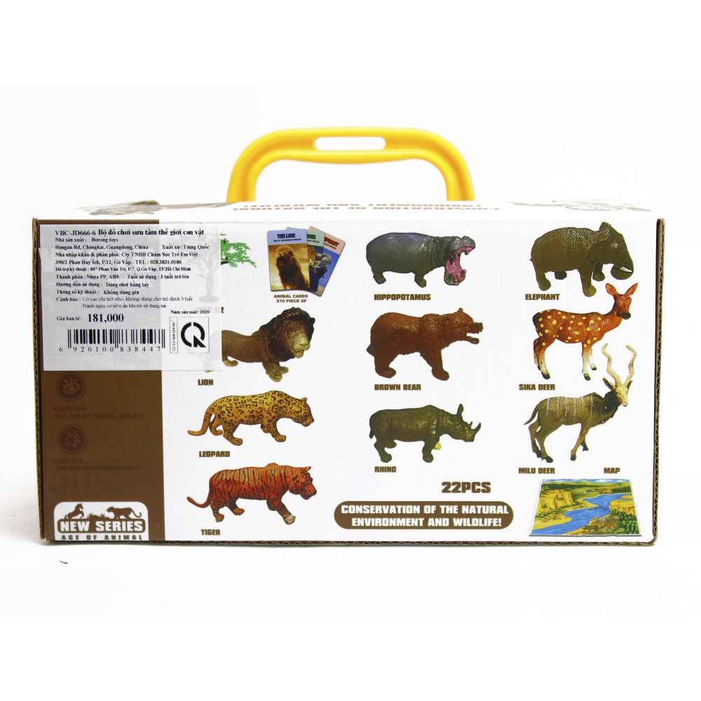 Bộ đồ chơi sưu tầm thế giới con vật