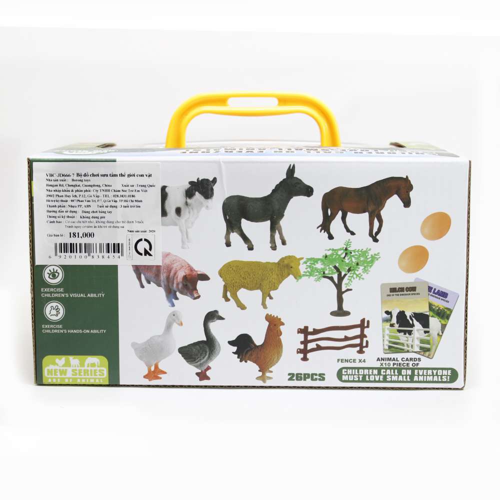 Bộ đồ chơi sưu tầm thế giới con vật