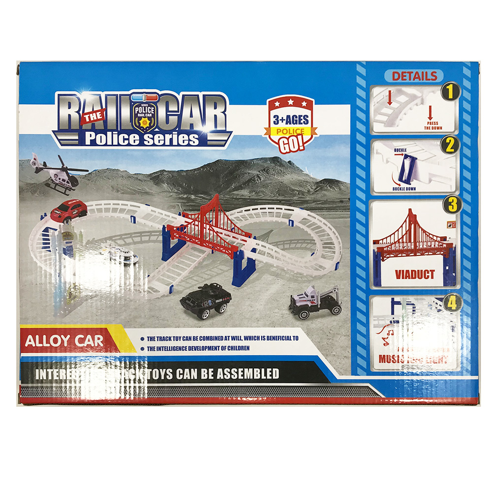 Đồ chơi mô hình sở cảnh sát bằng sắt