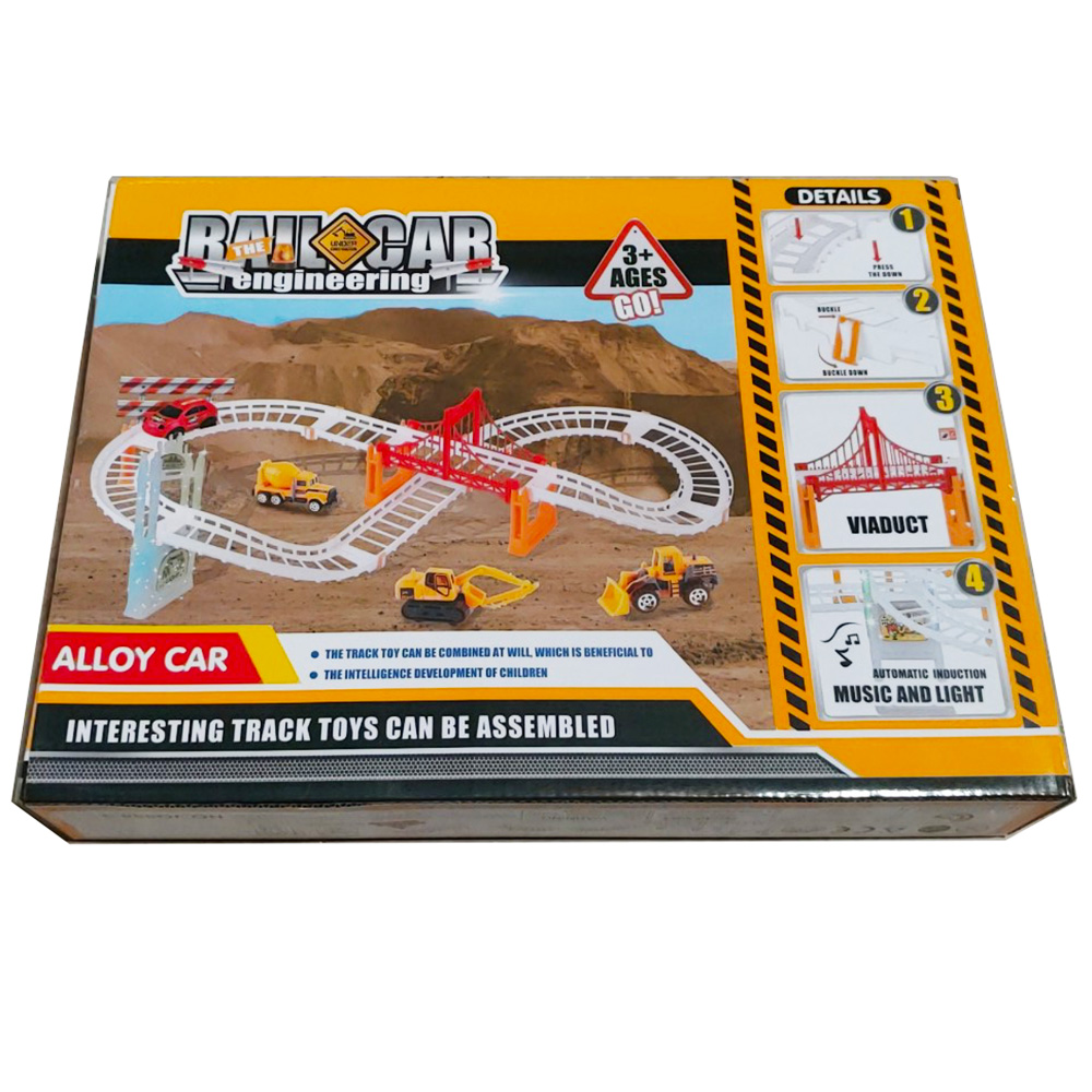 Đồ chơi mô hình công trình xây dụng bằng sắt