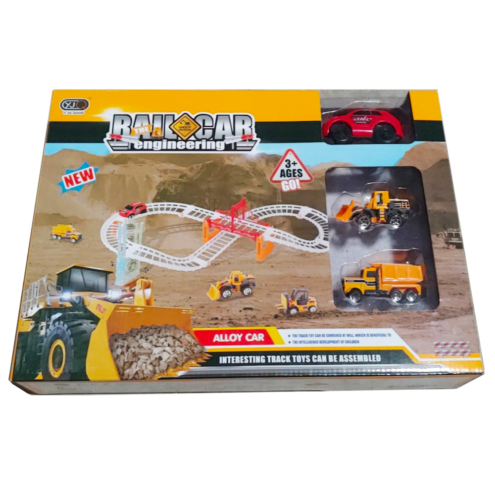 Đồ chơi mô hình công trình xây dụng bằng sắt