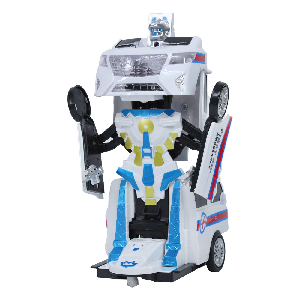 Đồ chơi xe điều khiển biến hình robot 6 kênh