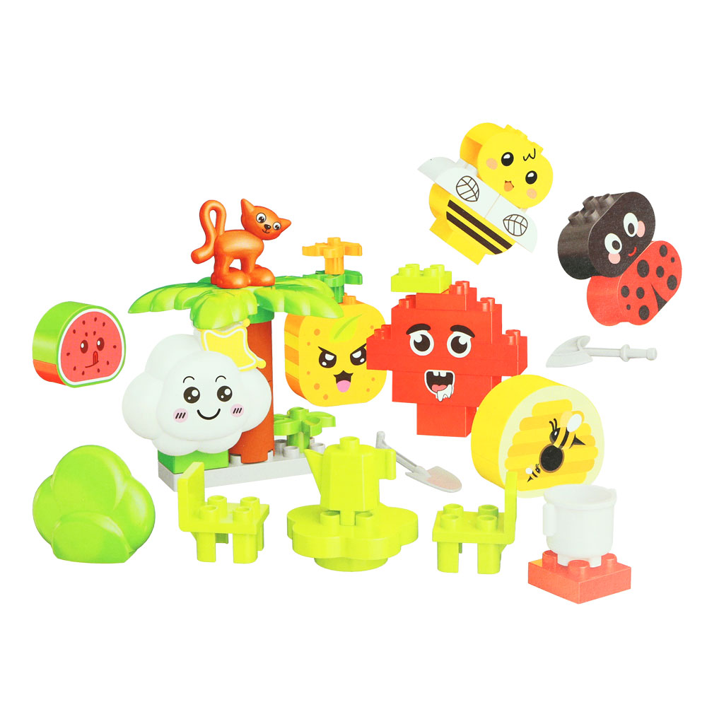 Đồ chơi xếp khối khu vườn cho bé