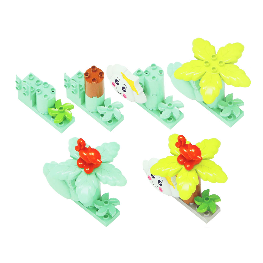 Đồ chơi xếp khối khu vườn cho bé