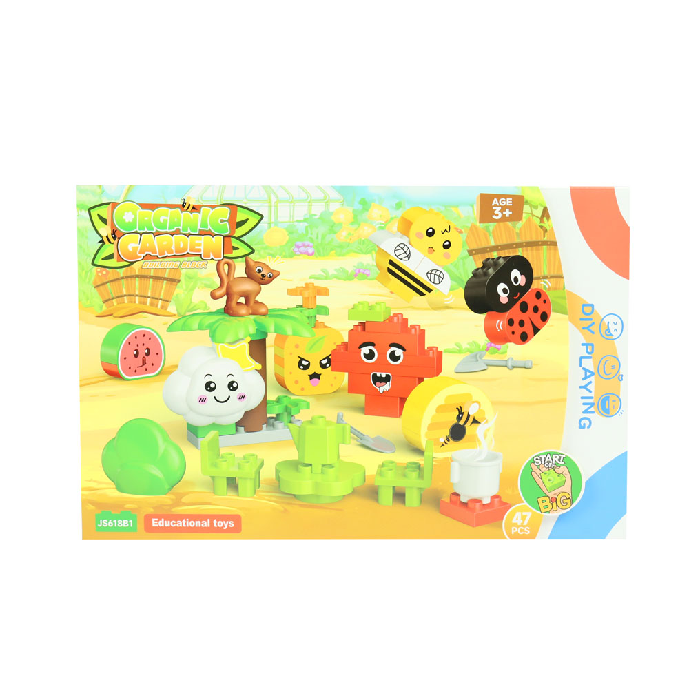 Đồ chơi xếp khối khu vườn cho bé