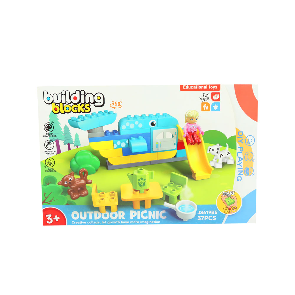 Đồ chơi xếp khối khu vui chơi cho bé