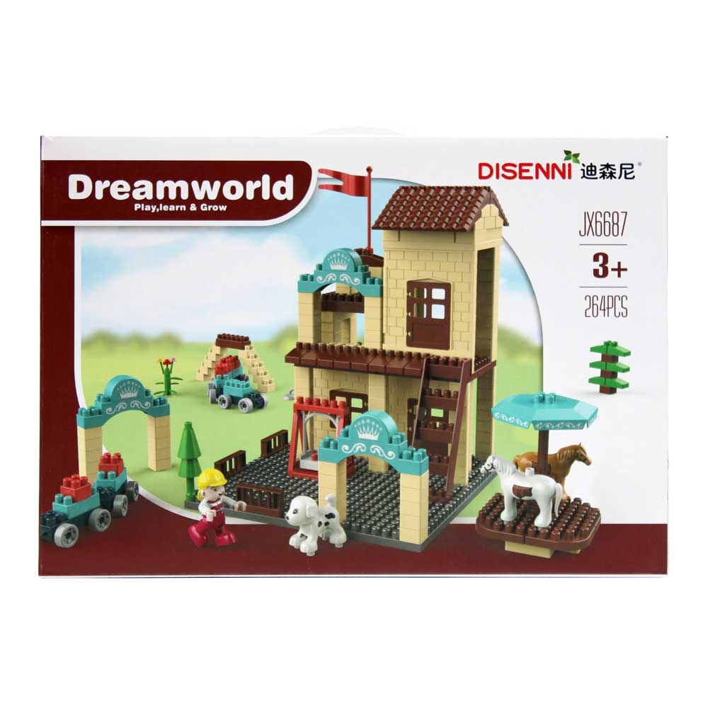 Đồ chơi xếp khối công viên 264M