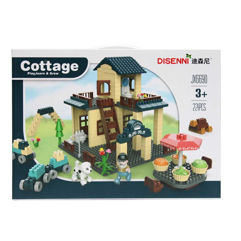 Đồ chơi xếp khối biệt thự 221M