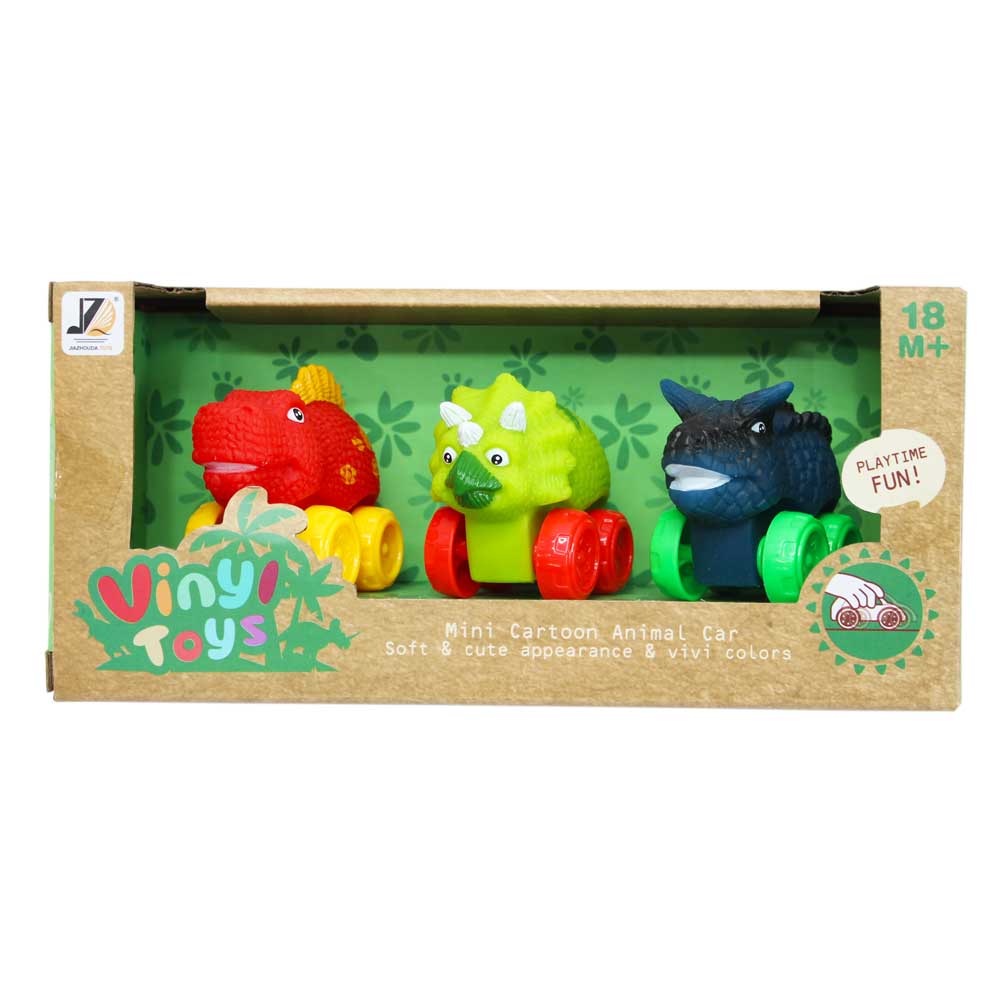 Đồ chơi bộ 3 xe trớn hình thú