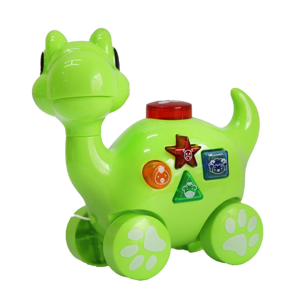 Đồ chơi thú kéo thả khối dùng pin 