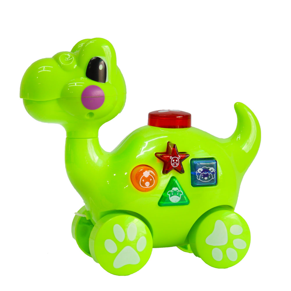 Đồ chơi thú kéo thả khối dùng pin 