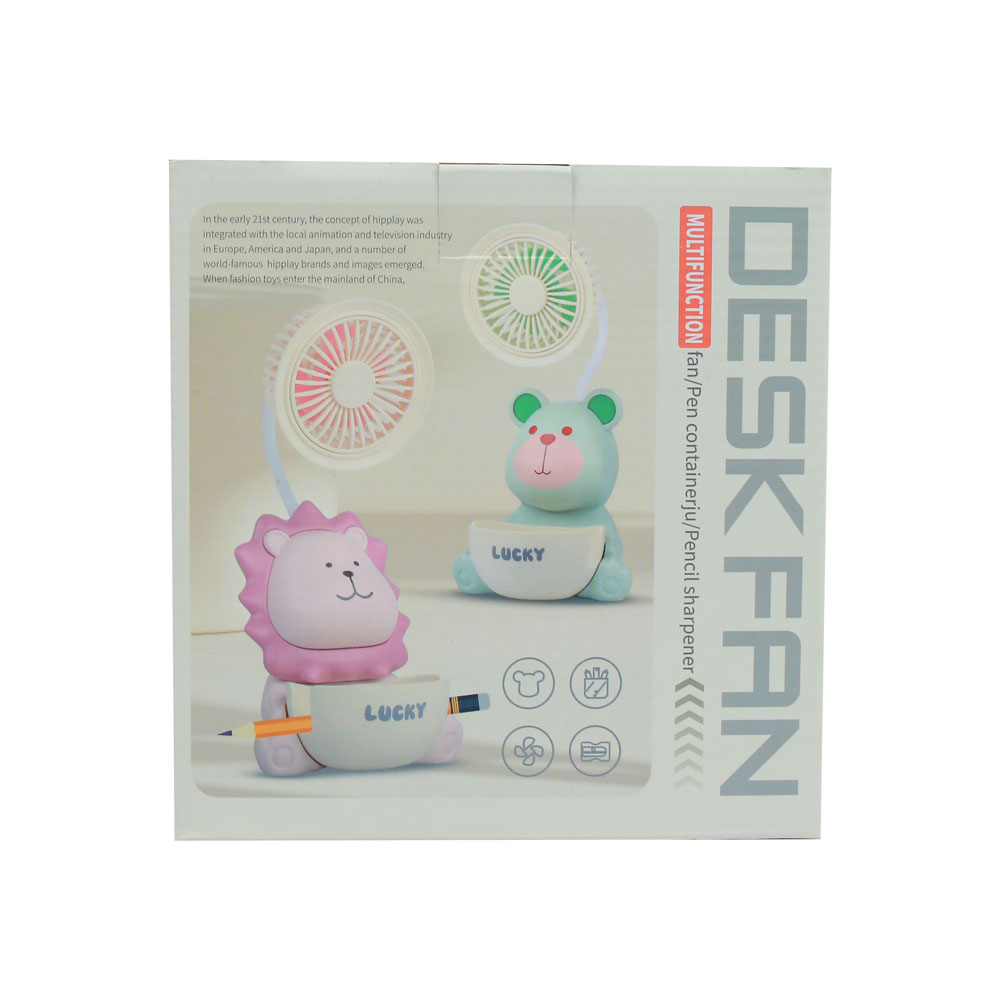 Đồ chơi quạt mini kèm khay bút