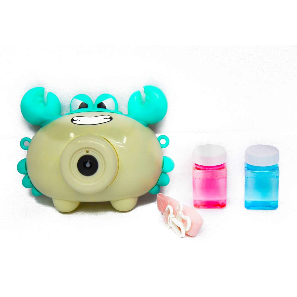 Đồ chơi thổi bong bóng hình con cua dùng pin