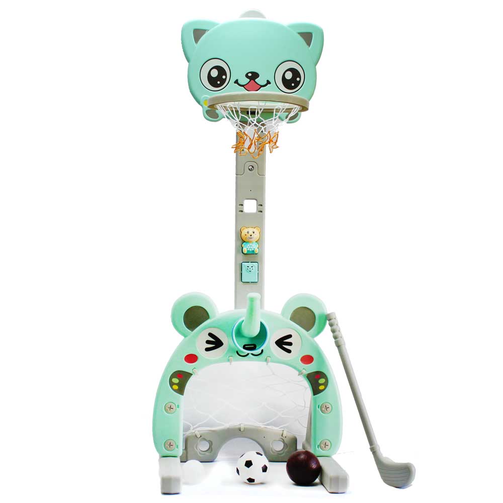 Đồ chơi bóng rổ 4 in 1  bảng bóng mèo xinh