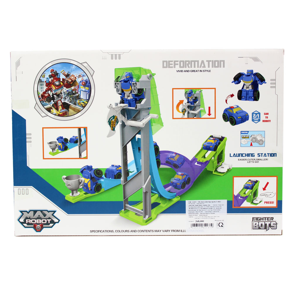 Đồ chơi robot lắp ráp bộ 2 chiếc