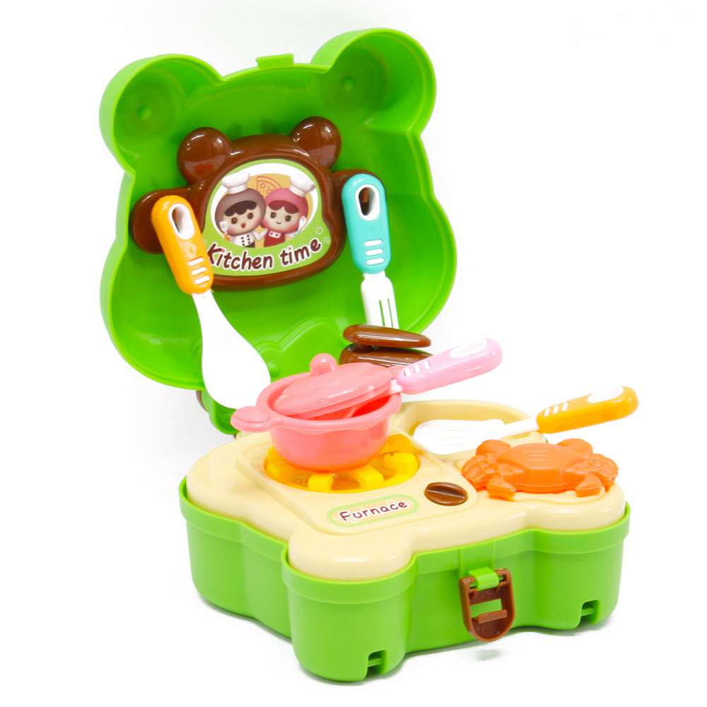 Đồ chơi hướng nghiệp: nhà bếp dạng vali hình thú 