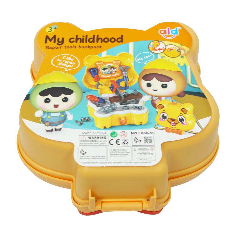 Đồ chơi dụng cụ dạng balo hình thú