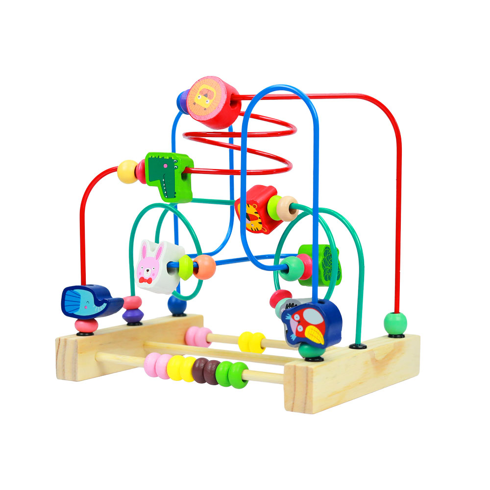 Đồ chơi luồn hạt gỗ
